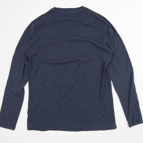 F&F Mens Grey Cotton Pullover Sweatshirt Size M