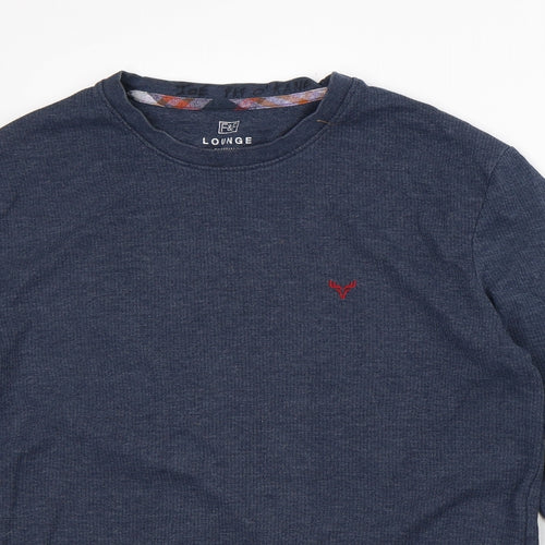 F&F Mens Grey Cotton Pullover Sweatshirt Size M