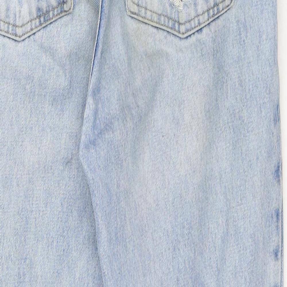 Pull&Bear Womens Blue Cotton Tapered Jeans Size 8 L26 in Regular