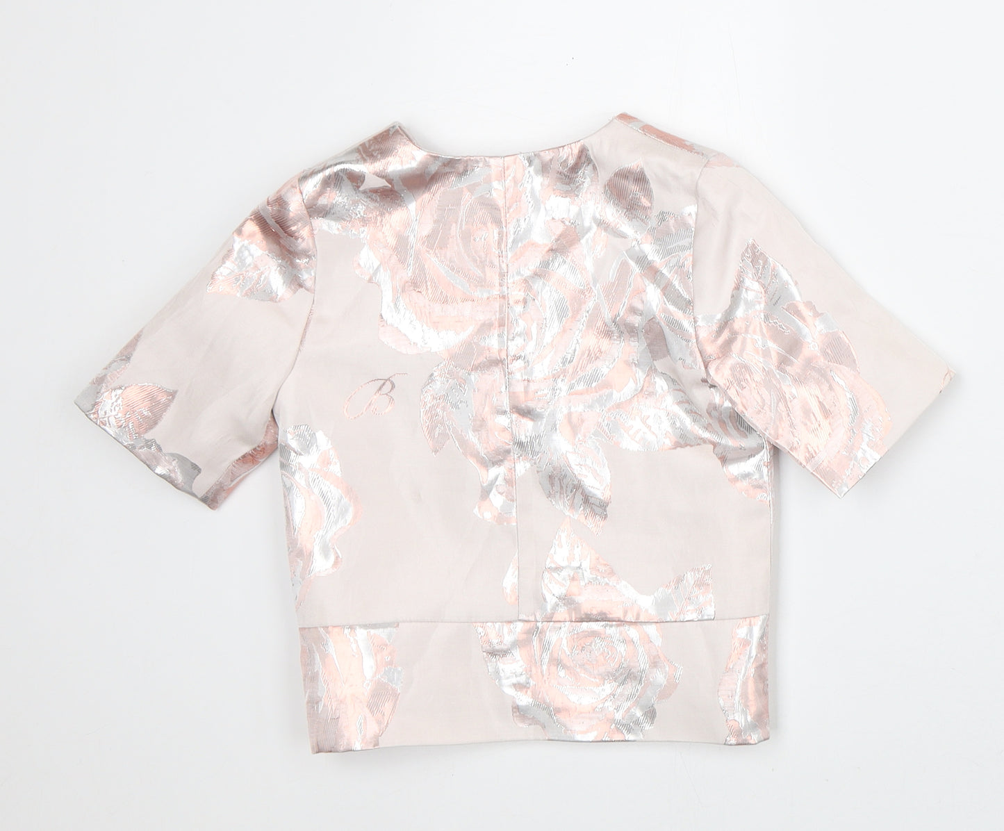 Baker Girls Pink Floral Jacket Size 6-7 Years