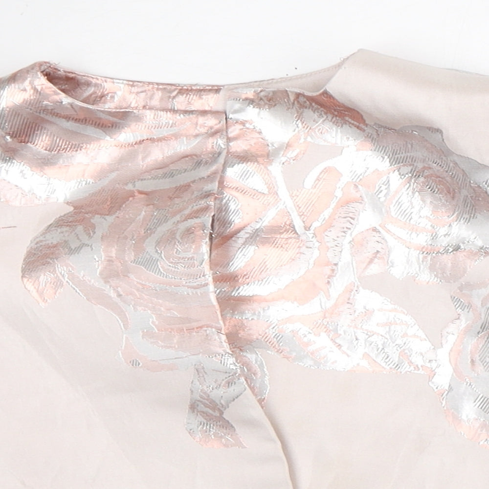 Baker Girls Pink Floral Jacket Size 6-7 Years