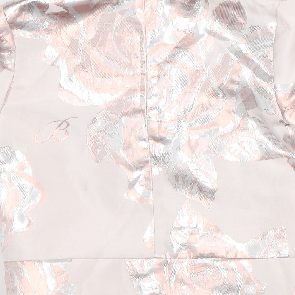 Baker Girls Pink Floral Jacket Size 6-7 Years