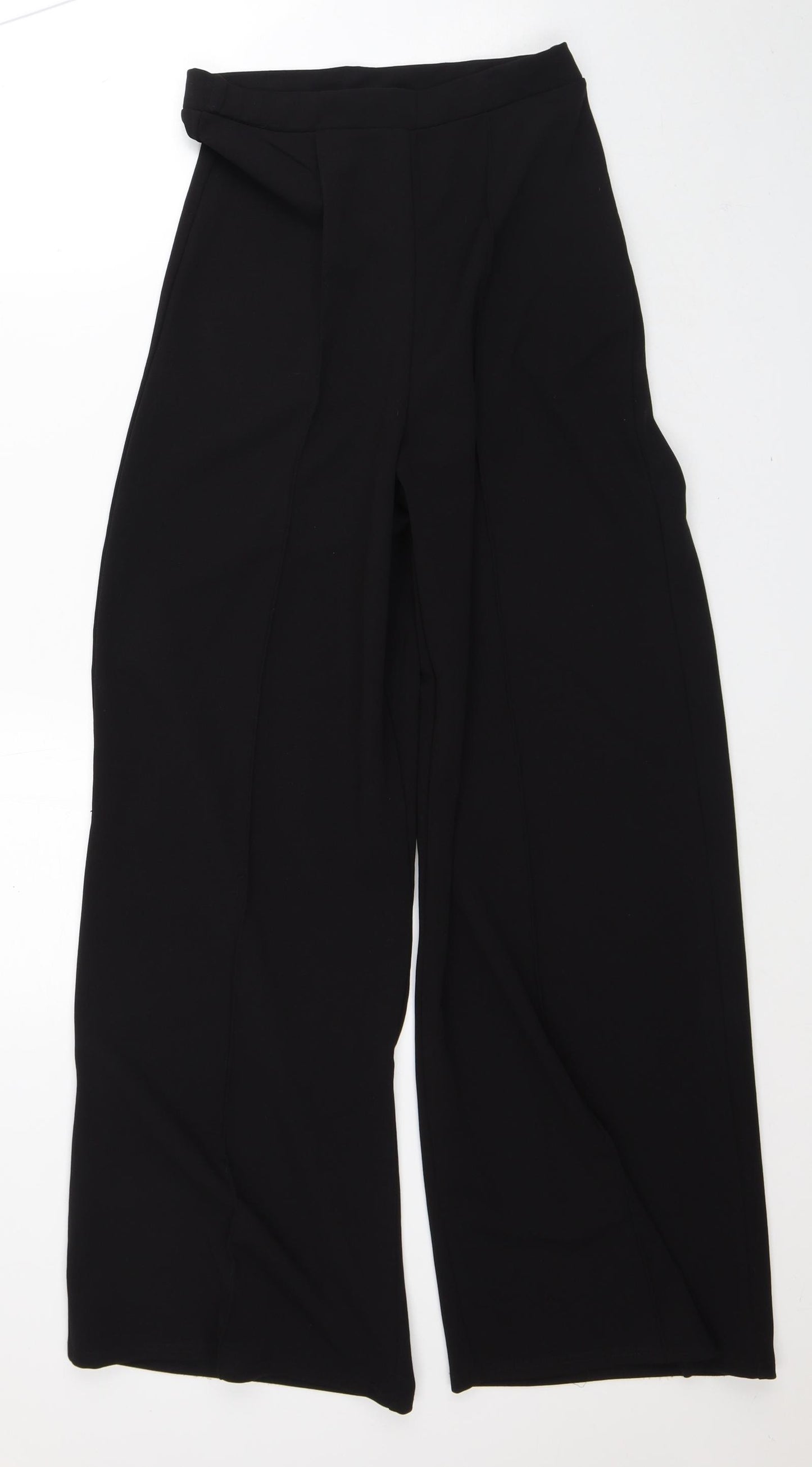 New Look Womens Black Polyester Trousers Size 10 L30 in Regular