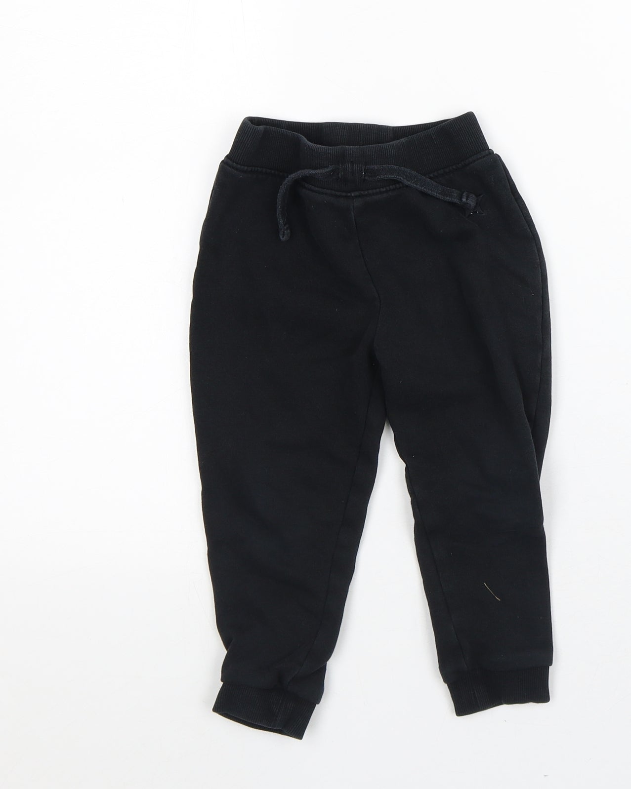 Dunnes Stores Boys Black Polyester Sweatpants Trousers Size 2-3 Years Regular