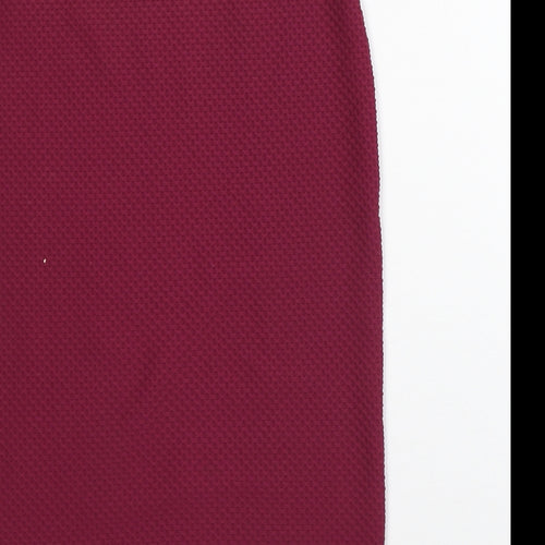 Internationale Womens Pink Polyester Straight & Pencil Skirt Size 12