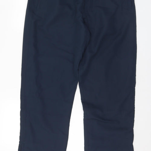 Dunnes Stores Mens Blue Polyester Track Pants Trousers Size L L31 in Regular