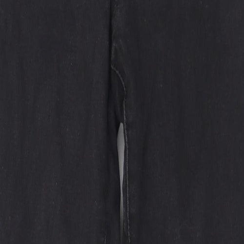 Bullhead Denim Co. Womens Black Cotton Skinny Jeans Size 10 L29 in Slim Button