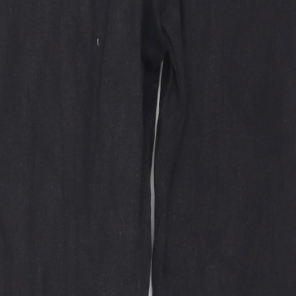 Bullhead Denim Co. Womens Black Cotton Skinny Jeans Size 10 L29 in Slim Button