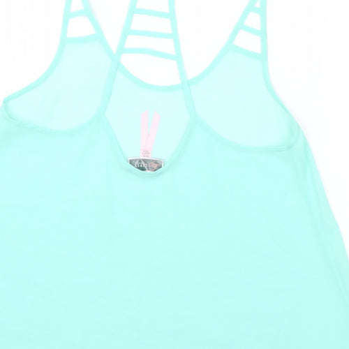 Lipsy Womens Green Polyester Camisole Blouse Size 10 Halter