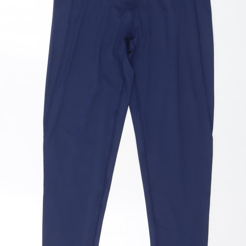 Saxnet Limited Womens Blue Polyester Pedal Pusher Leggings Size M L28 in Regular