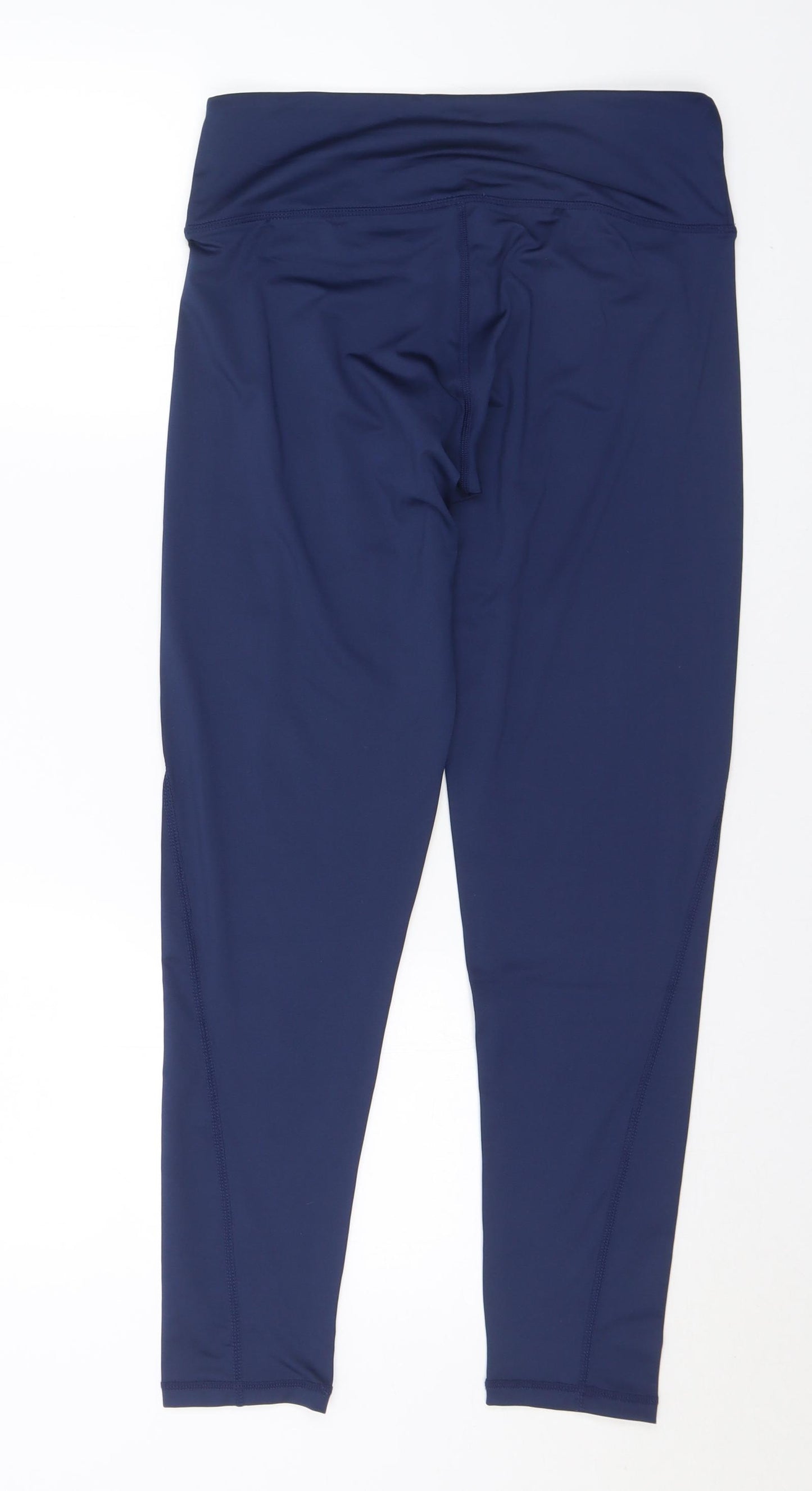 Saxnet Limited Womens Blue Polyester Pedal Pusher Leggings Size M L28 in Regular