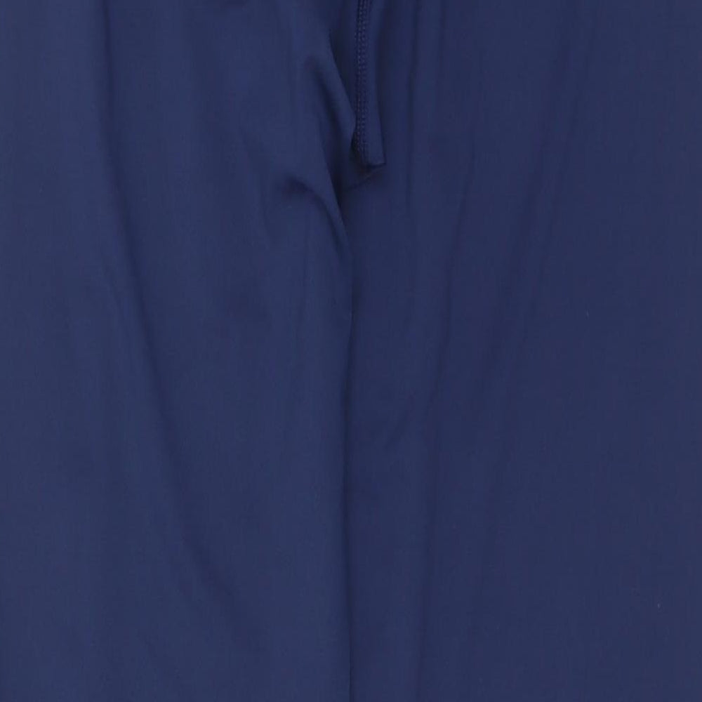 Saxnet Limited Womens Blue Polyester Pedal Pusher Leggings Size M L28 in Regular