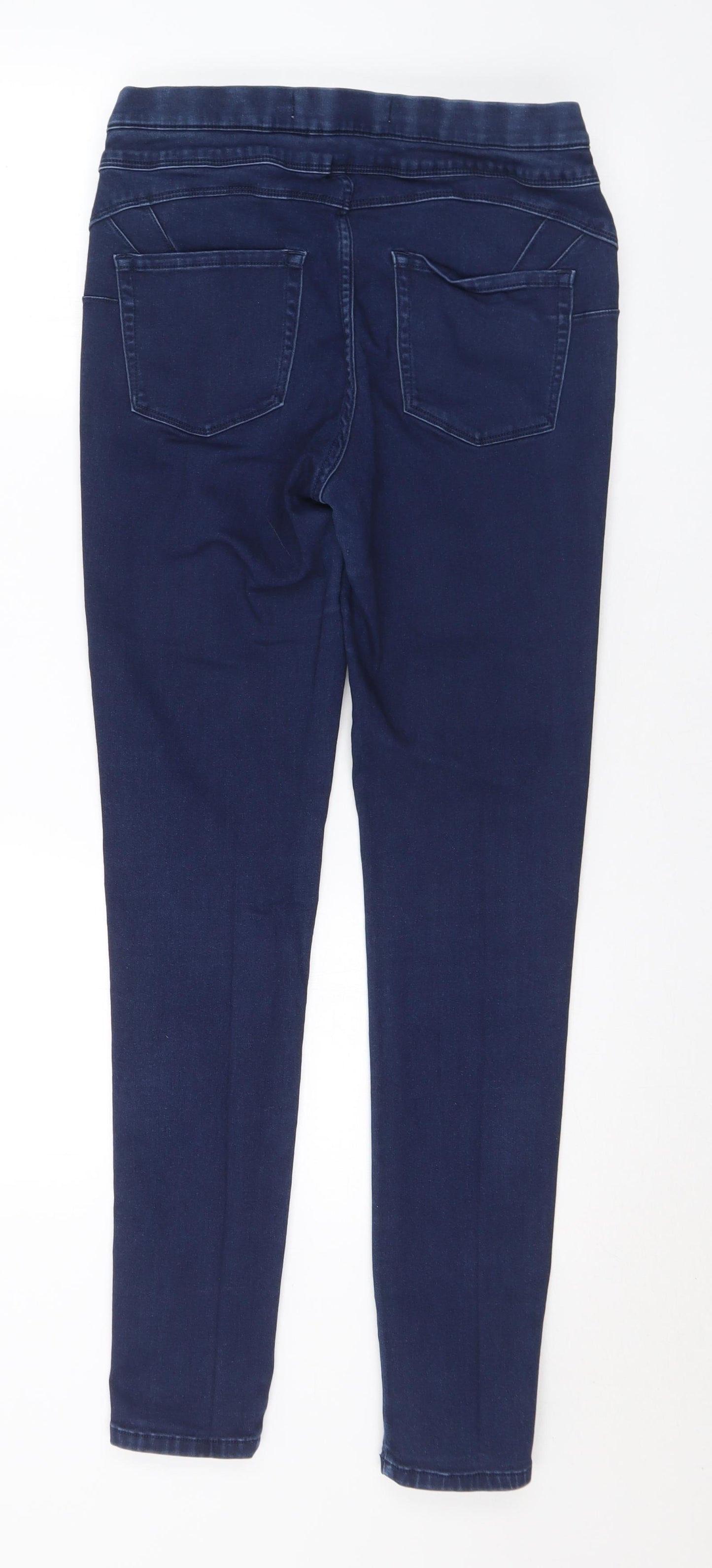 NEXT Womens Blue Cotton Jegging Jeans Size 12 L31 in Regular