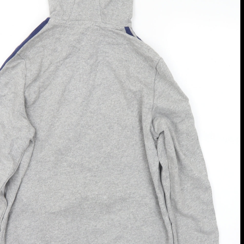 adidas Womens Grey Cotton Pullover Hoodie Size 12 - adidas Boston