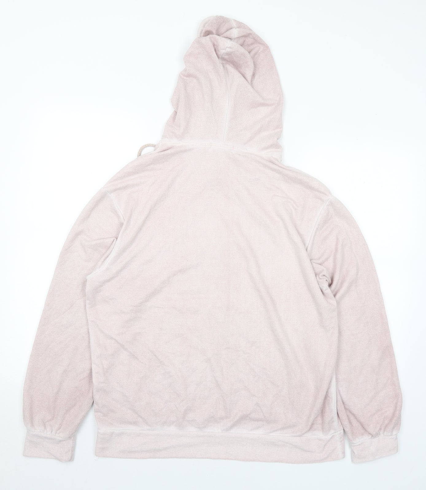 Diverse Womens Pink Cotton Pullover Hoodie Size L - xoxo