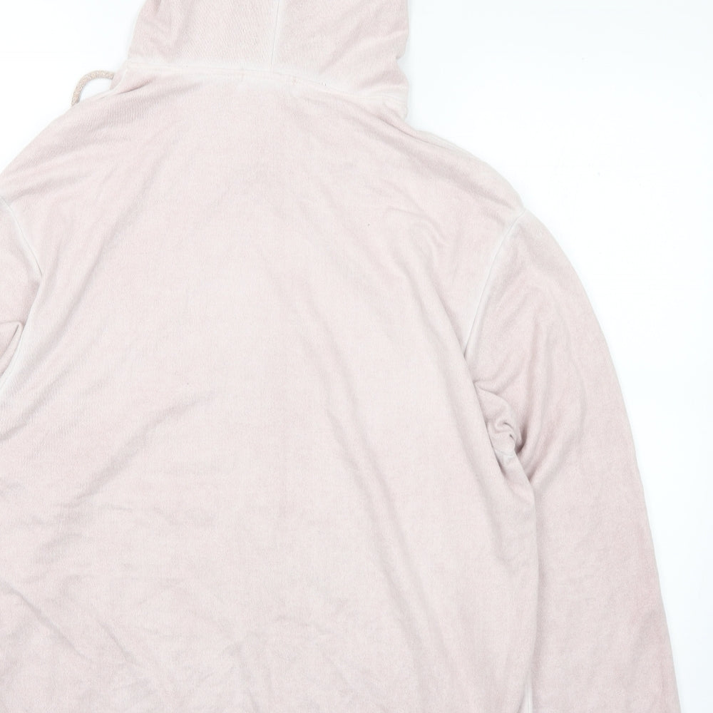 Diverse Womens Pink Cotton Pullover Hoodie Size L - xoxo