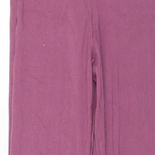 ASOS Womens Purple Viscose Pedal Pusher Leggings Size 6 L28 in