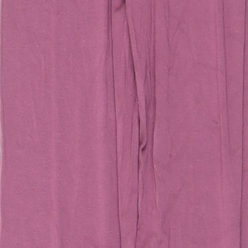 ASOS Womens Purple Viscose Pedal Pusher Leggings Size 6 L28 in