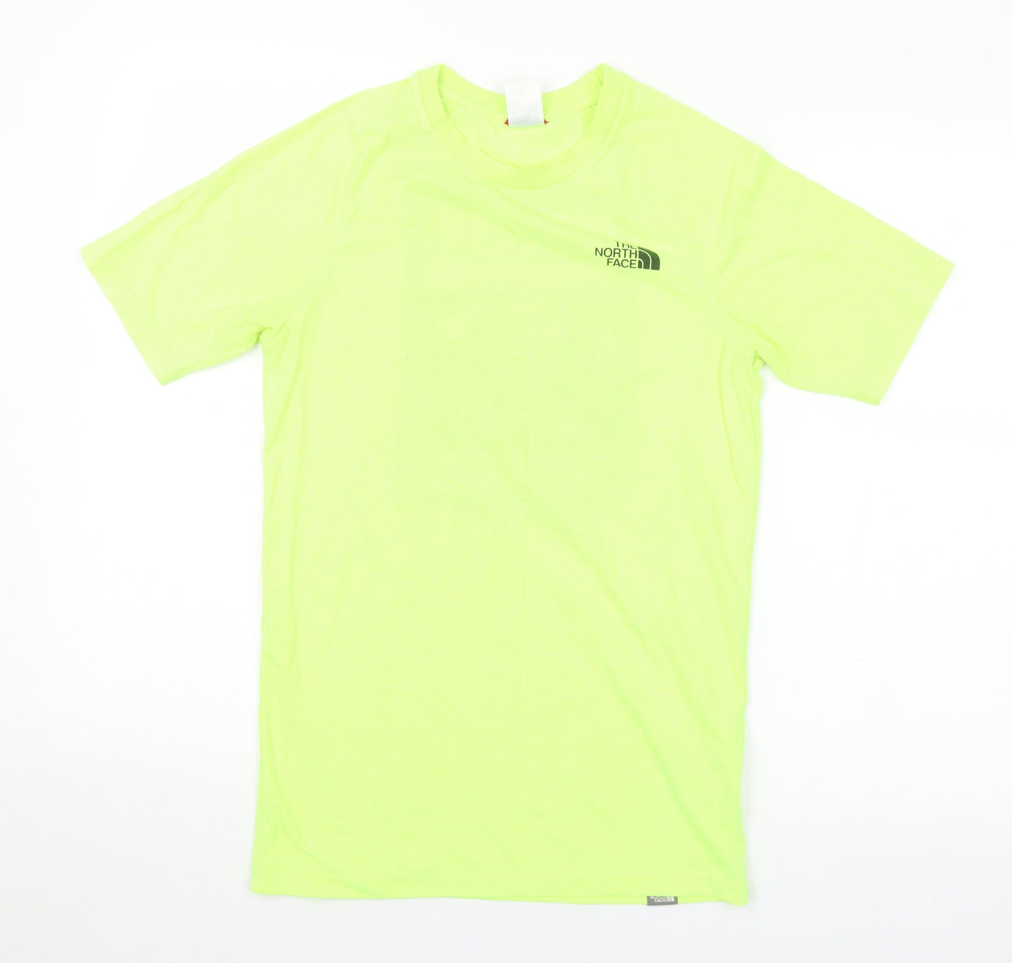 The North Face Mens Yellow Cotton T-Shirt Size XS Crew Neck