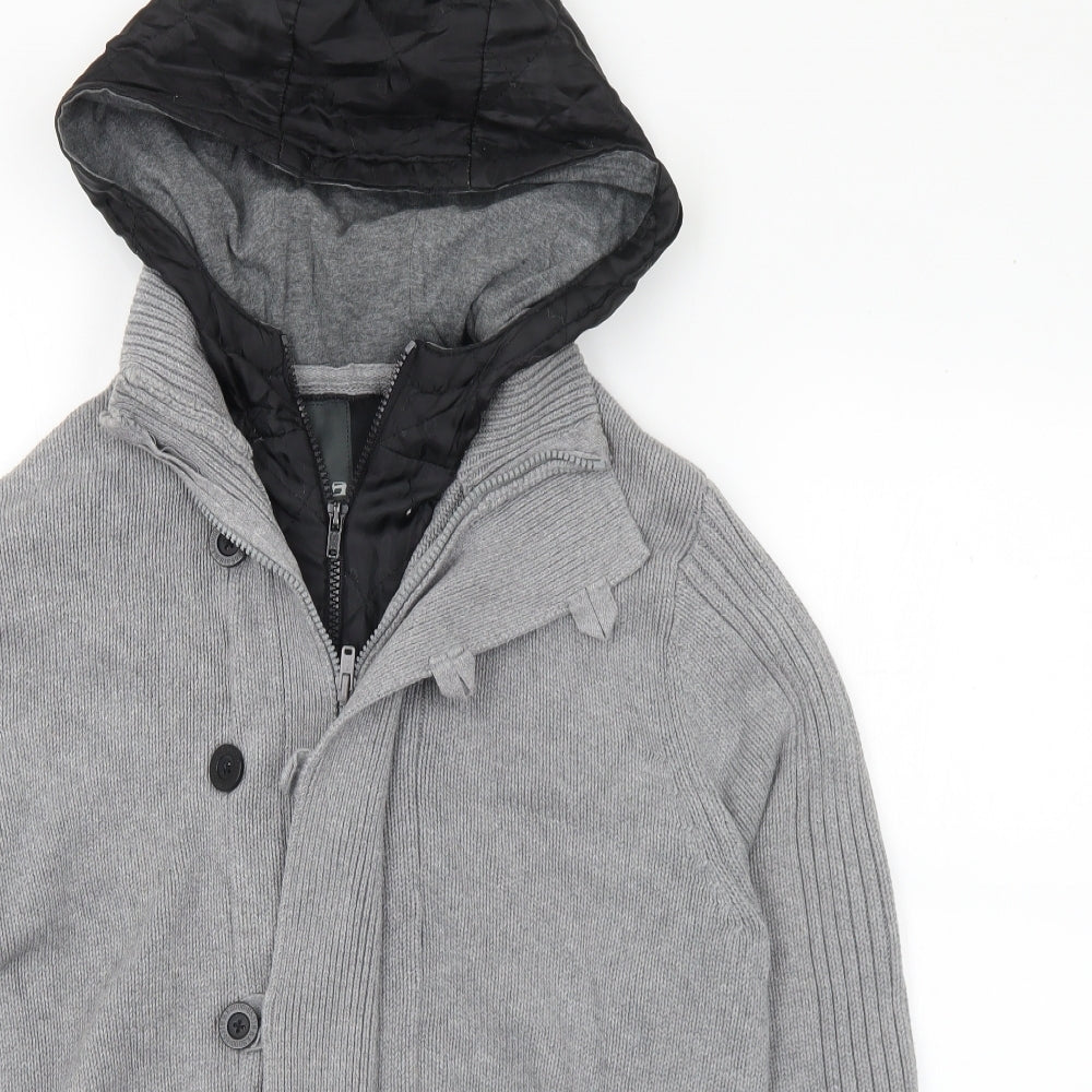 Burton Mens Grey Gilet Jacket Size L Zip