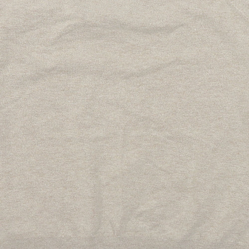 NEXT Womens Grey Crew Neck Viscose Pullover Jumper Size 14
