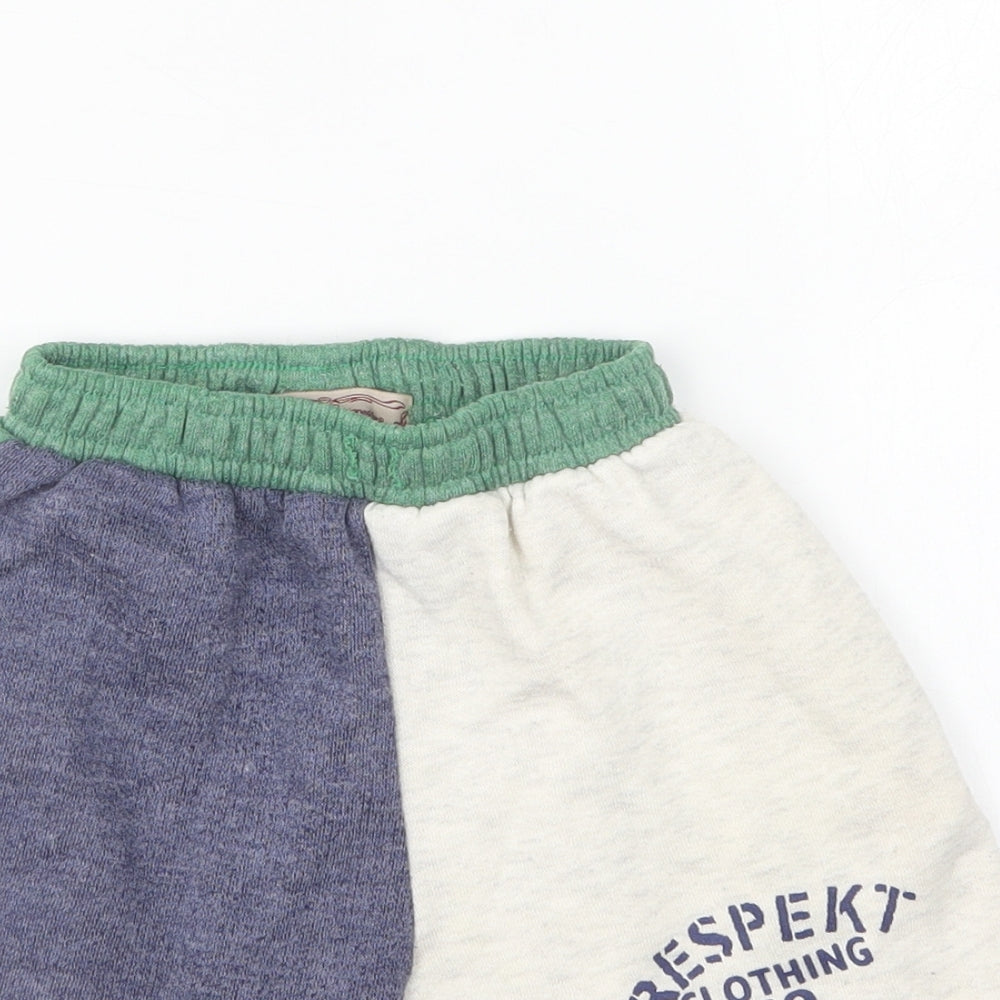 Respekt Clothing Boys Multicoloured Cotton Sweat Shorts Size 2-3 Years Regular