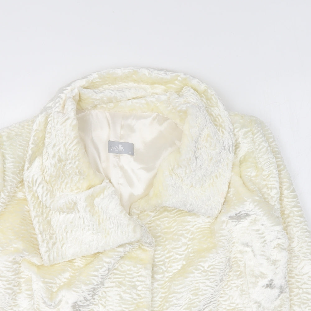 Wallis Womens Ivory Jacket Size M