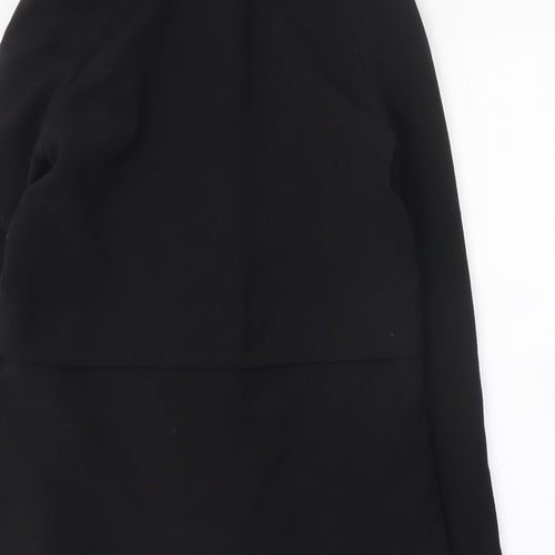 Mango Womens Black Overcoat Coat Size XS
