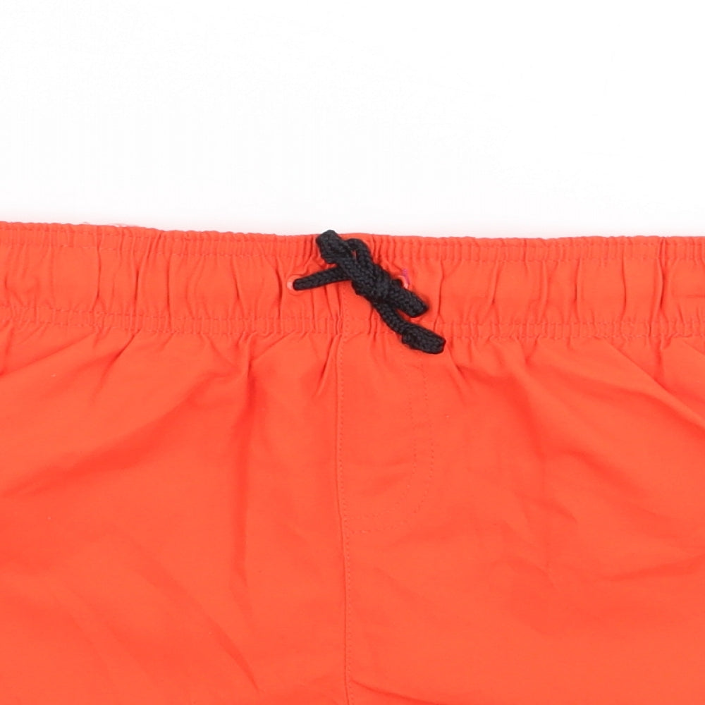 George Boys Red Polyester Sweat Shorts Size 6-7 Years Regular Drawstring - Swim Short