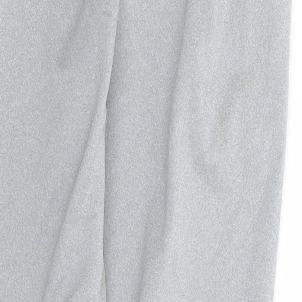 Under armour Boys Grey Polyester Jogger Trousers Size 9-10 Years L23 in Regular Drawstring