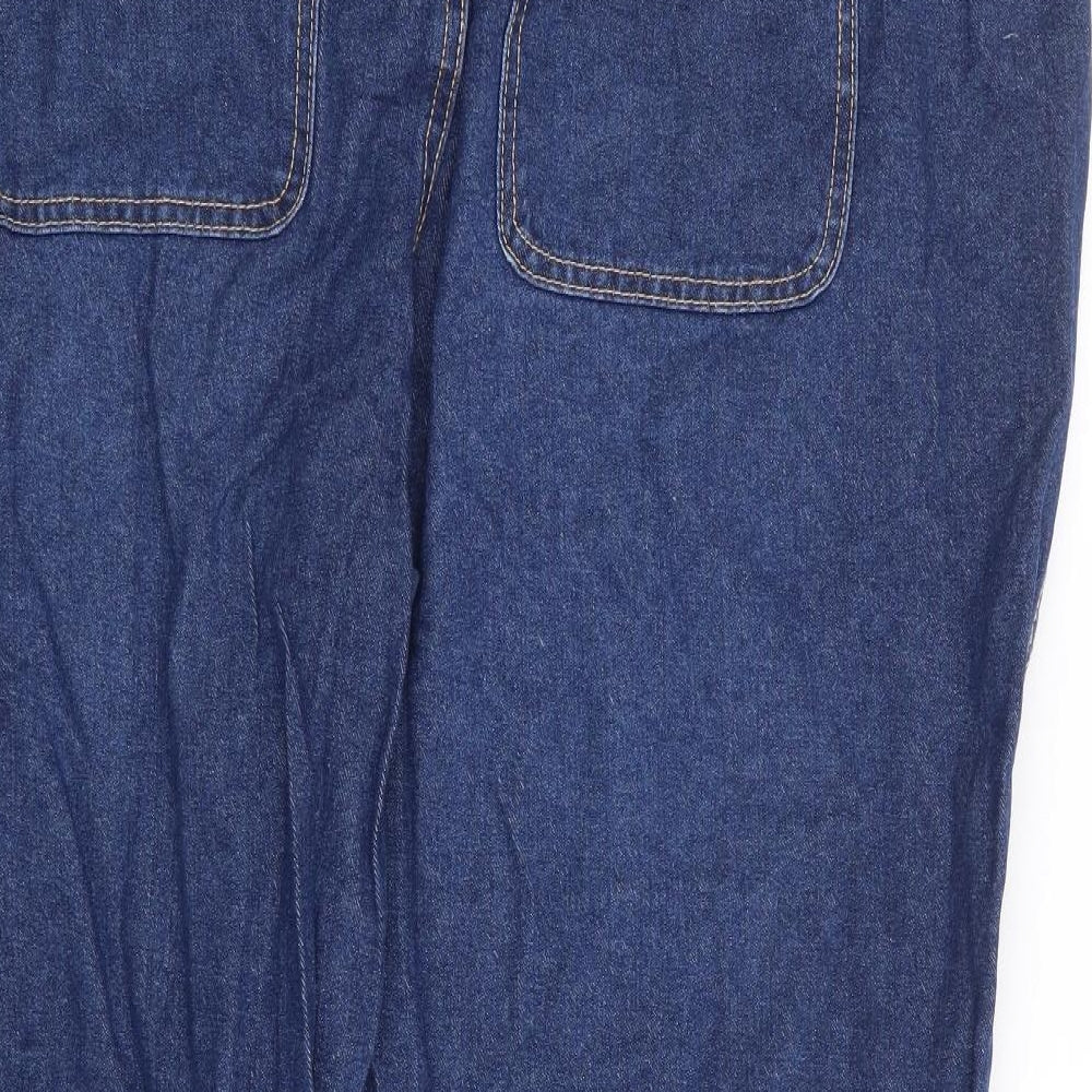 TU Womens Blue Cotton Tapered Jeans Size 22 L27 in Regular Drawstring