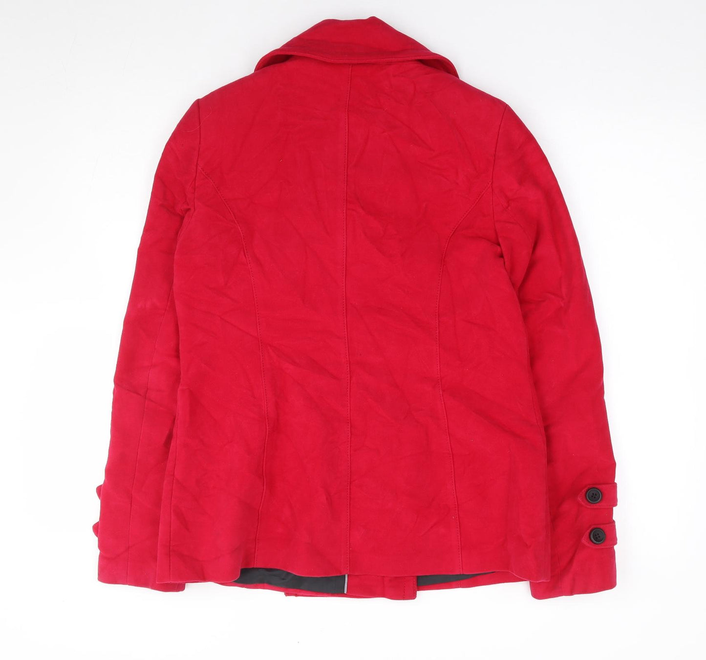 NEXT Womens Pink Jacket Coat Size 10 Button