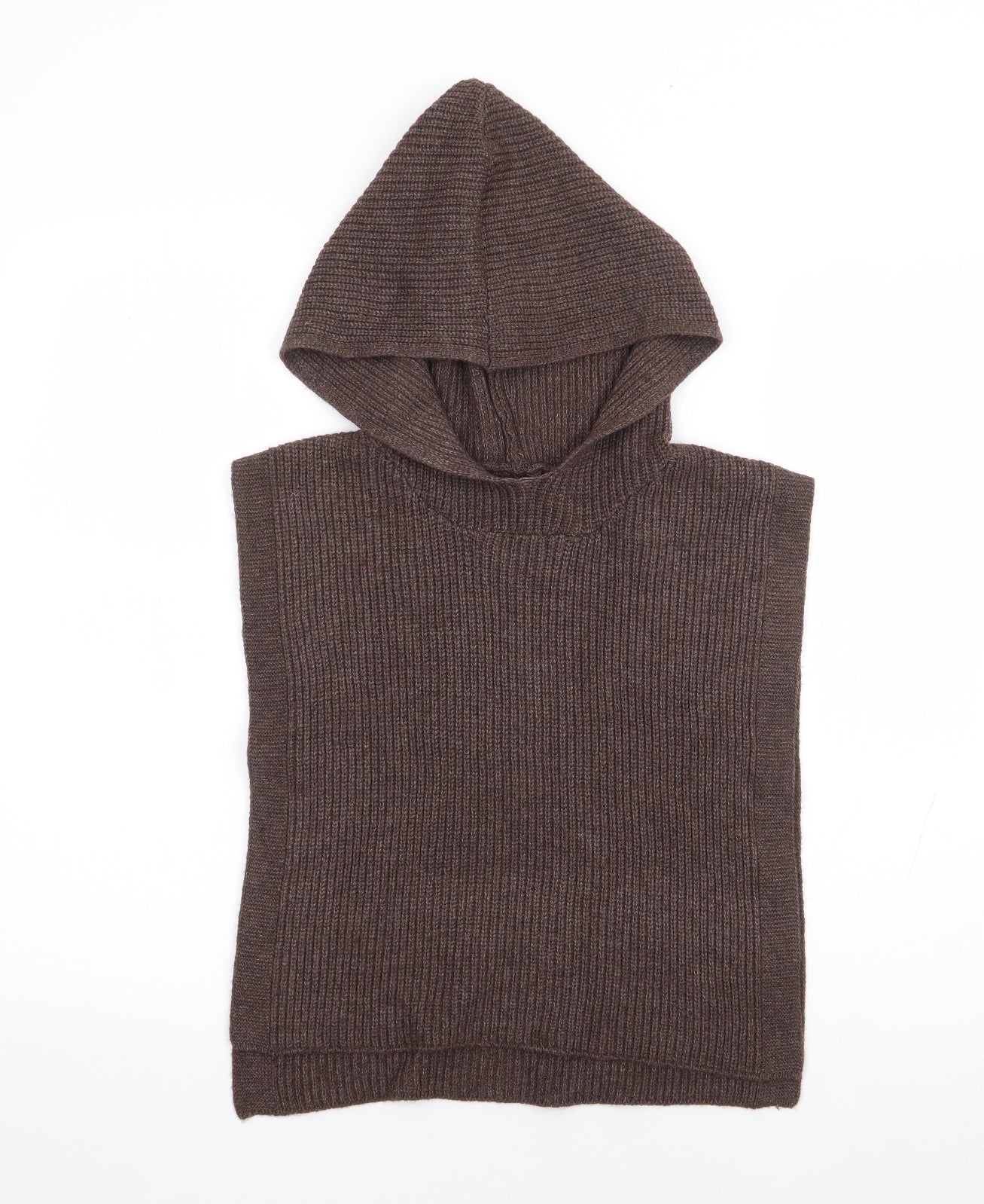 Primark Womens Brown Crew Neck Polyester Vest Jumper One Size