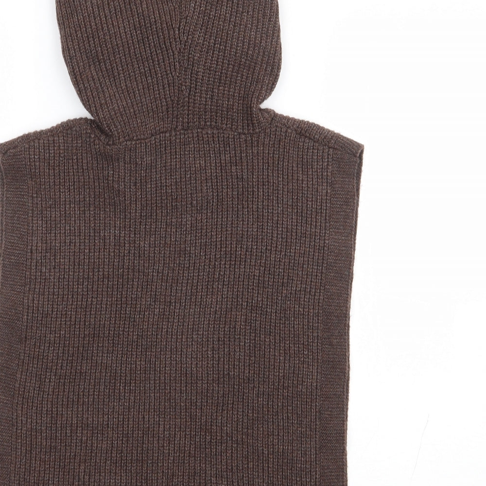 Primark Womens Brown Crew Neck Polyester Vest Jumper One Size