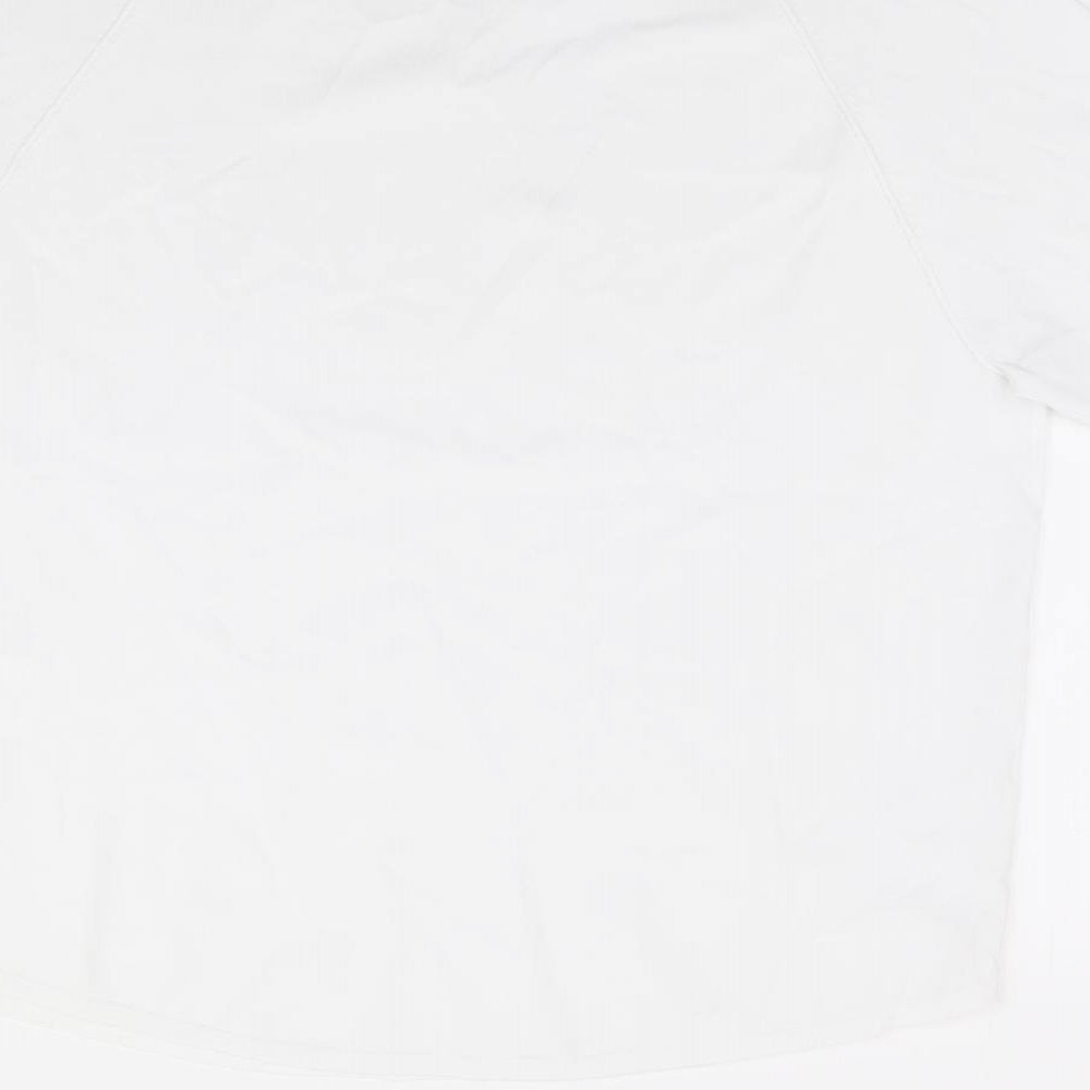 Bianca Womens Ivory Round Neck Viscose Pullover Jumper Size 16