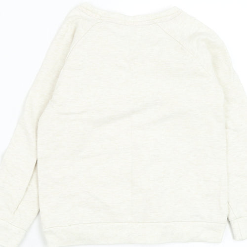 Kanz Girls Ivory Polyester Pullover Sweatshirt Size 4 Years Pullover - Heart