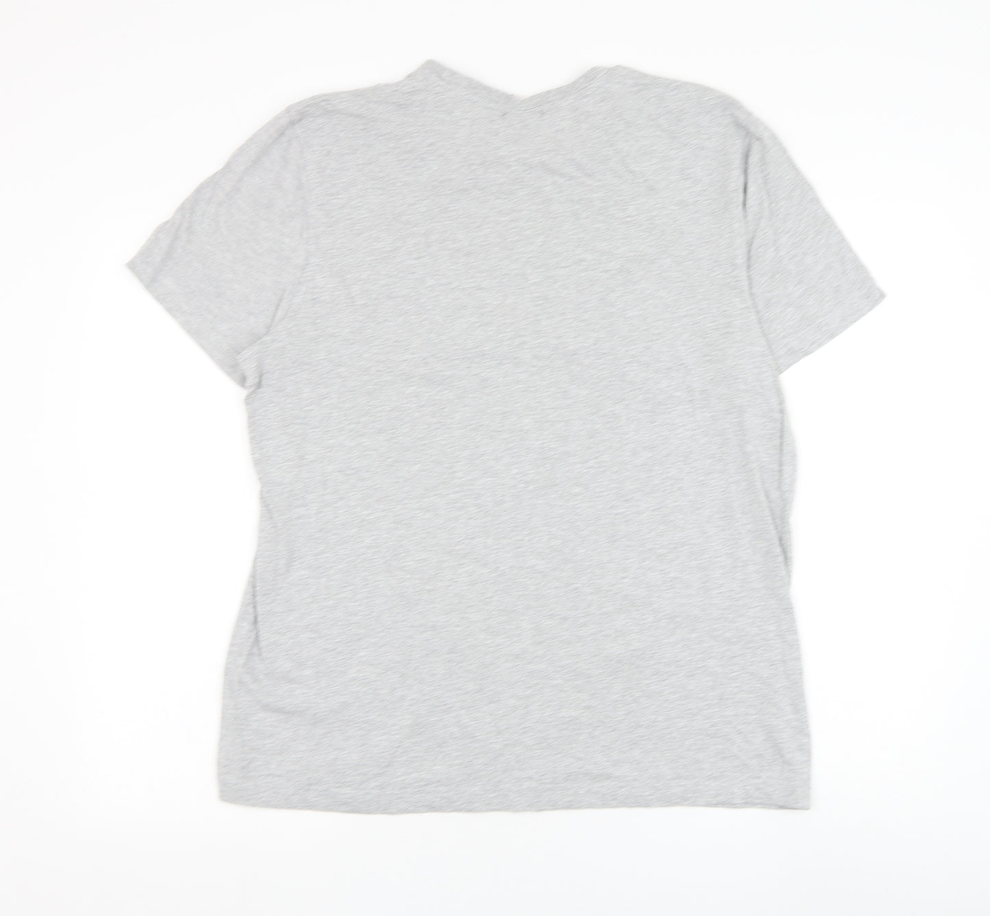 TU Mens Grey Cotton T-Shirt Size L Round Neck - Marvel
