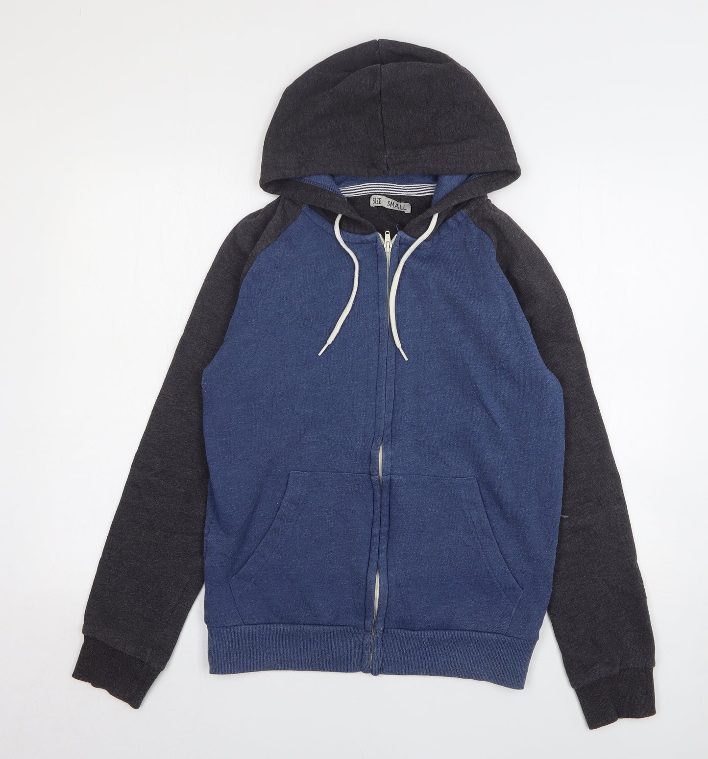 Preworn Mens Multicoloured Cotton Full Zip Hoodie Size S