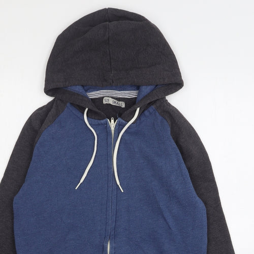 Preworn Mens Multicoloured Cotton Full Zip Hoodie Size S