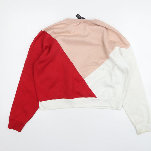 New Look Girls Multicoloured Colourblock Polyester Pullover Sweatshirt Size 12-13 Years