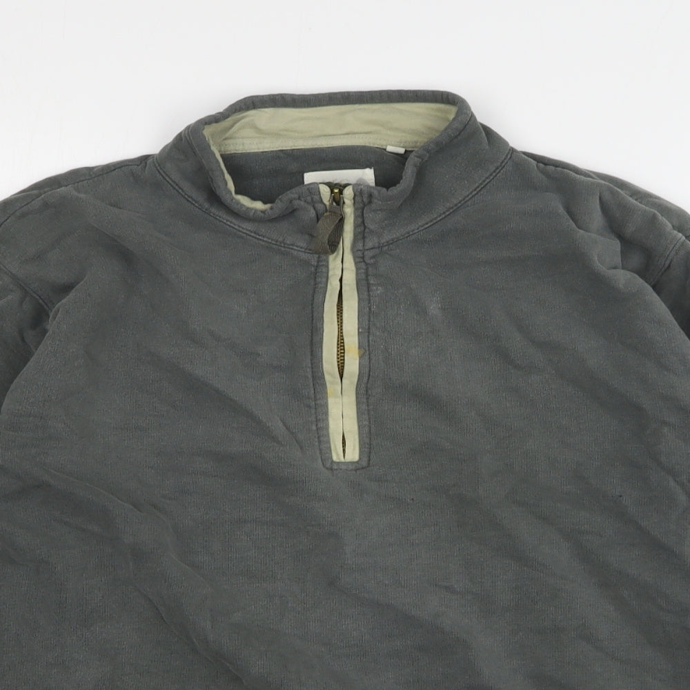 One Earth Womens Green Cotton Pullover Sweatshirt Size XL