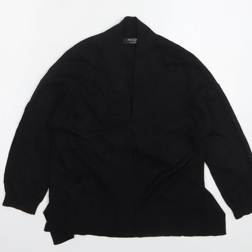 George Womens Black V-Neck Viscose Cardigan Jumper Size 12