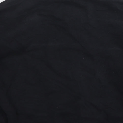 George Girls Black Cotton Pullover Sweatshirt Size 10-11 Years