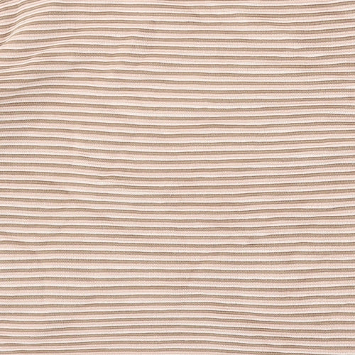 Gerry Weber Womens Pink Round Neck Striped Viscose Pullover Jumper Size M