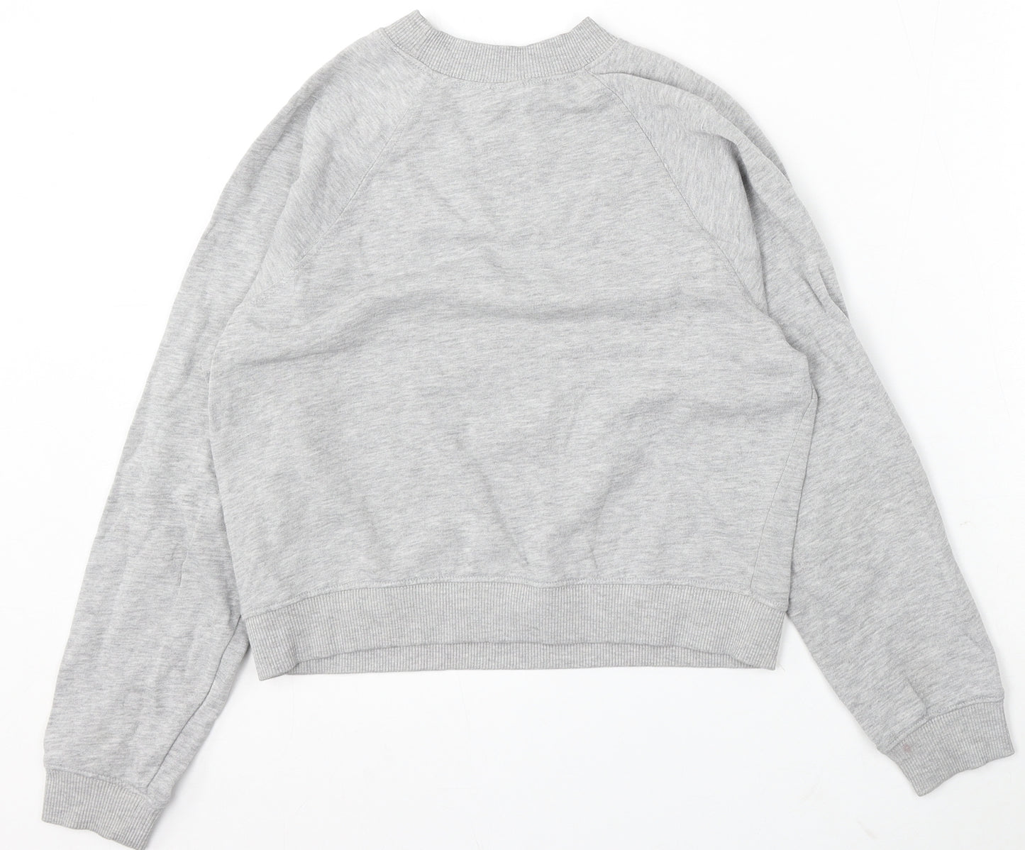 Divided by H&M Womens Grey Cotton Pullover Sweatshirt Size XS