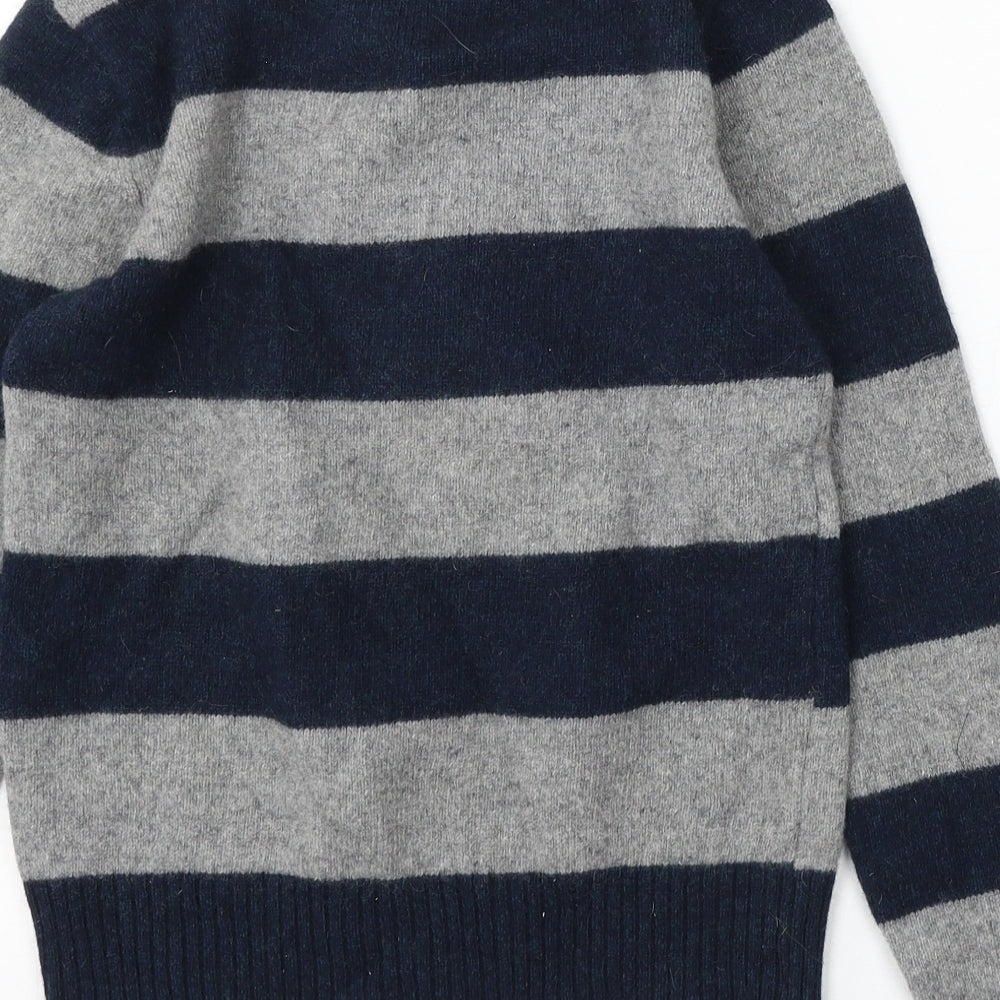 Atmosphere Womens Multicoloured Round Neck Striped Wool Pullover Jumper Size 14