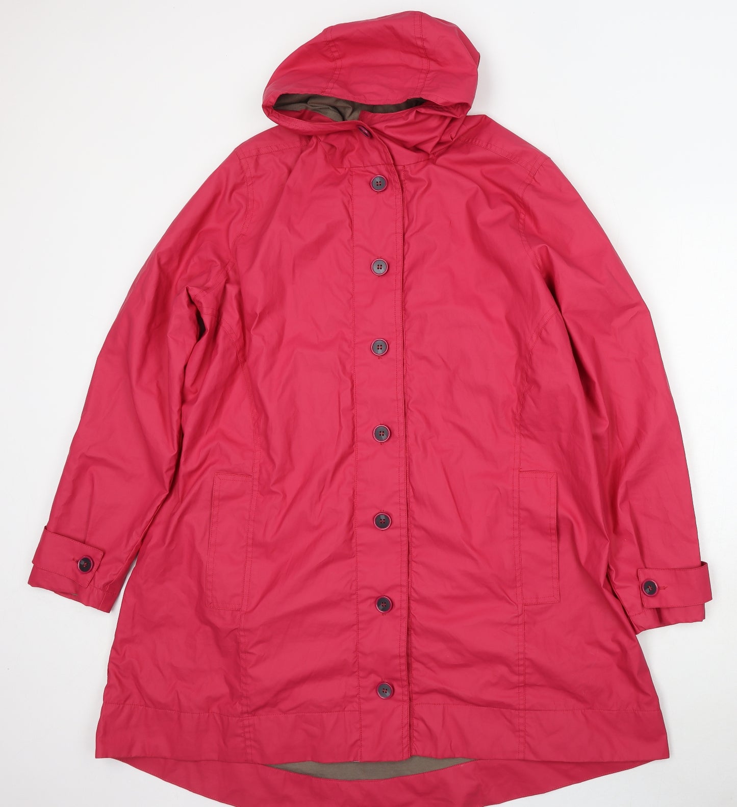 Avoca Womens Pink Jacket Size M Button