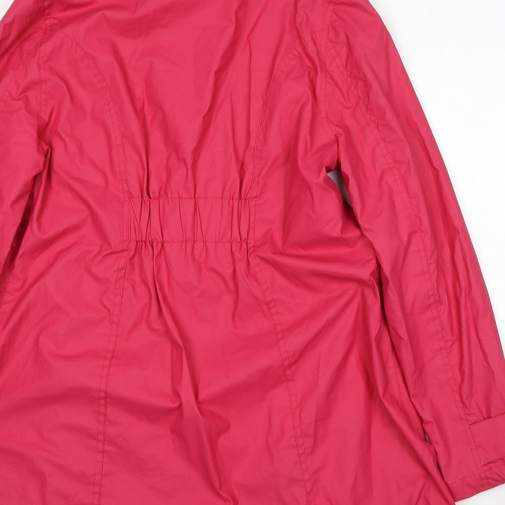Avoca Womens Pink Jacket Size M Button