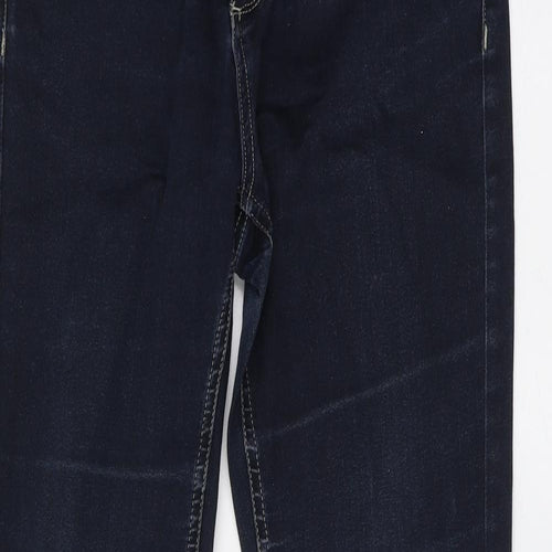 Mint Velvet Womens Blue Cotton Bootcut Jeans Size 12 L30 in Regular