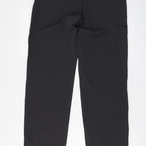 EMS Womens Green Nylon Trousers Size 6 L29 in Regular